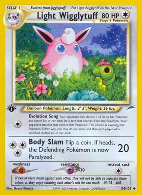 Light Wigglytuff, Neo Destiny