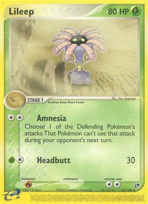 Lileep, EX Sandstorm
