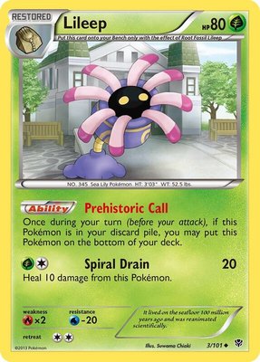 Lileep, Plasma Blast