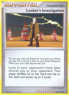 Looker's Investigation, Platinum