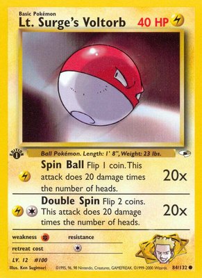 Lt. Surge's Voltorb, Gym Heroes