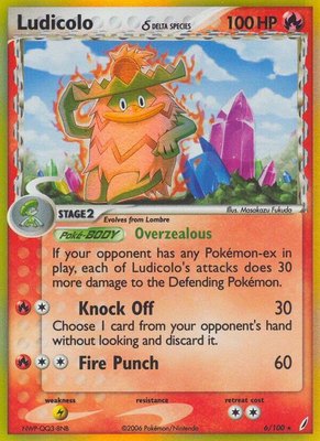 Ludicolo (Delta Species), EX Crystal Guardians