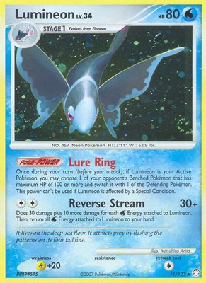 Lumineon, Mysterious Treasures