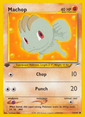 Machop, Neo Destiny