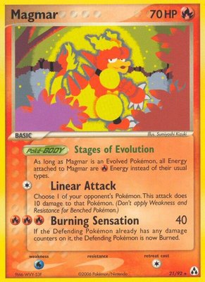Magmar, EX Legend Maker