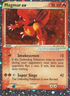Magmar ex, EX Ruby and Sapphire