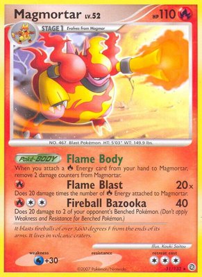 Magmortar, Secret Wonders
