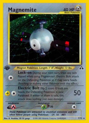 Magnemite (7), Neo Discovery