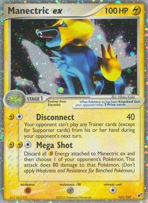 Manectric ex, EX Deoxys