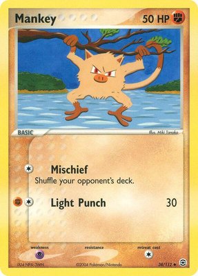 Mankey, EX FireRed & LeafGreen