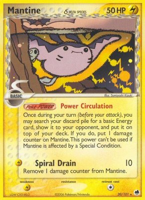 Mantine (Delta Species), EX Dragon Frontiers