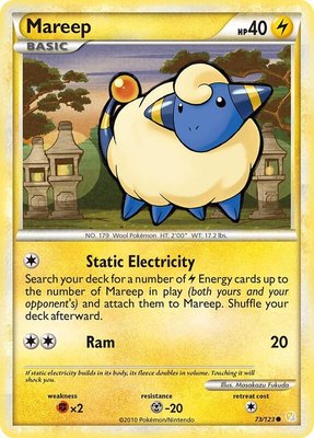 Mareep, HeartGold SoulSilver