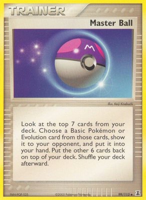 Master Ball, EX Delta Species