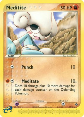 Meditite, EX Dragon