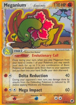 Meganium (Delta Species), EX Dragon Frontiers