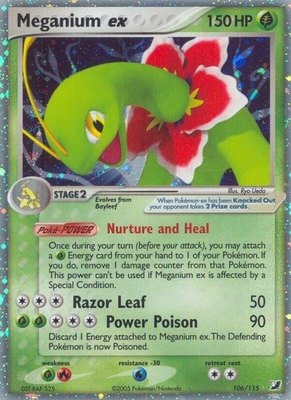Meganium ex, EX Unseen Forces