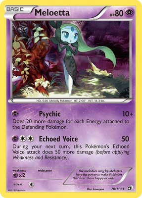 Meloetta (78), Legendary Treasures