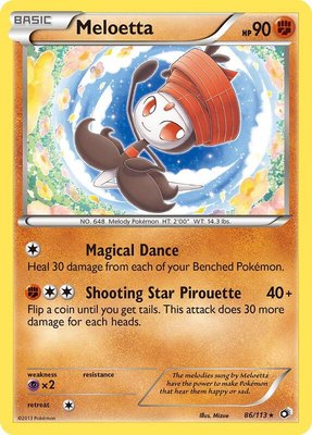 Meloetta (86), Legendary Treasures