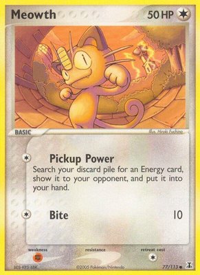 Meowth, EX Delta Species