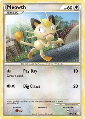 Meowth, HeartGold SoulSilver