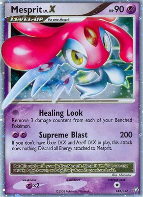 Mesprit LV.X, Legends Awakened