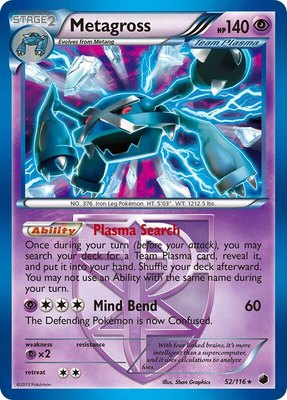 Metagross (Team Plasma), Plasma Freeze