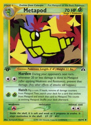 Metapod, Neo Discovery