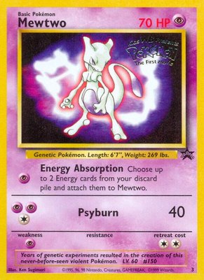 Mewtwo (Movie Promo), WoTC Promo