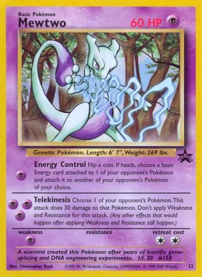 Mewtwo (12), WoTC Promo