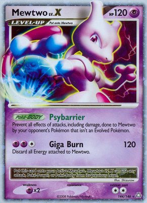Mewtwo LV.X, Legends Awakened
