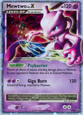 Mewtwo LV.X, Diamond and Pearl Promos