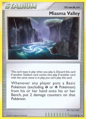 Miasma Valley, Platinum