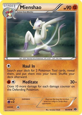 Mienshao, Next Destinies