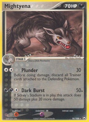 Mightyena, EX Power Keepers