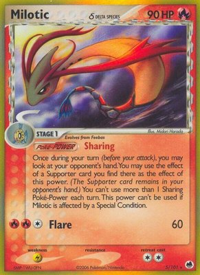 Milotic (Delta Species), EX Dragon Frontiers