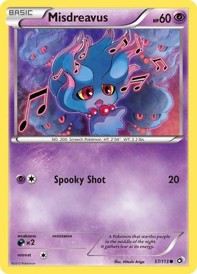 Misdreavus, Legendary Treasures
