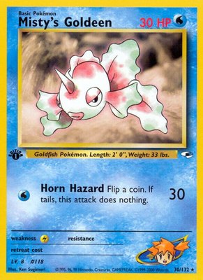 Misty's Goldeen (30), Gym Heroes