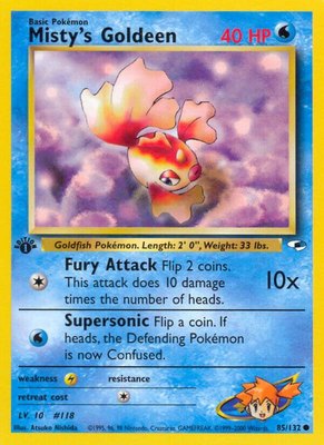 Misty's Goldeen (85), Gym Heroes