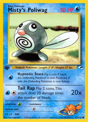 Misty's Poliwag, Gym Heroes