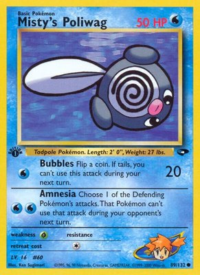 Misty's Poliwag, Gym Challenge