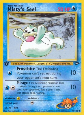 Misty's Seel, Gym Challenge