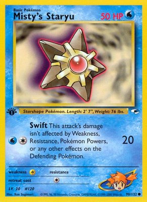Misty's Staryu, Gym Heroes
