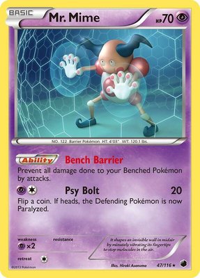 Mr. Mime, Plasma Freeze