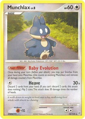Munchlax, Diamond and Pearl