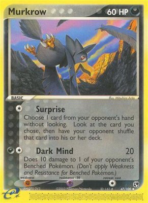 Murkrow, EX Sandstorm