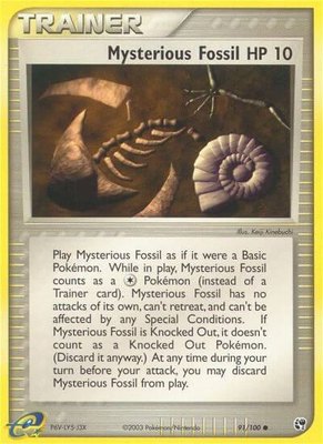 Mysterious Fossil, EX Sandstorm