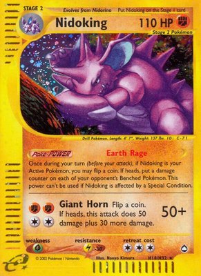 Nidoking (H18), Aquapolis