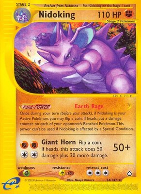 Nidoking (24), Aquapolis