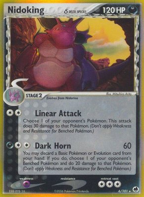 Nidoking (Delta Species), EX Dragon Frontiers