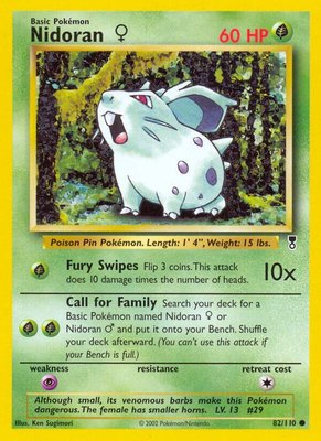 Nidoran F, Legendary Collection
